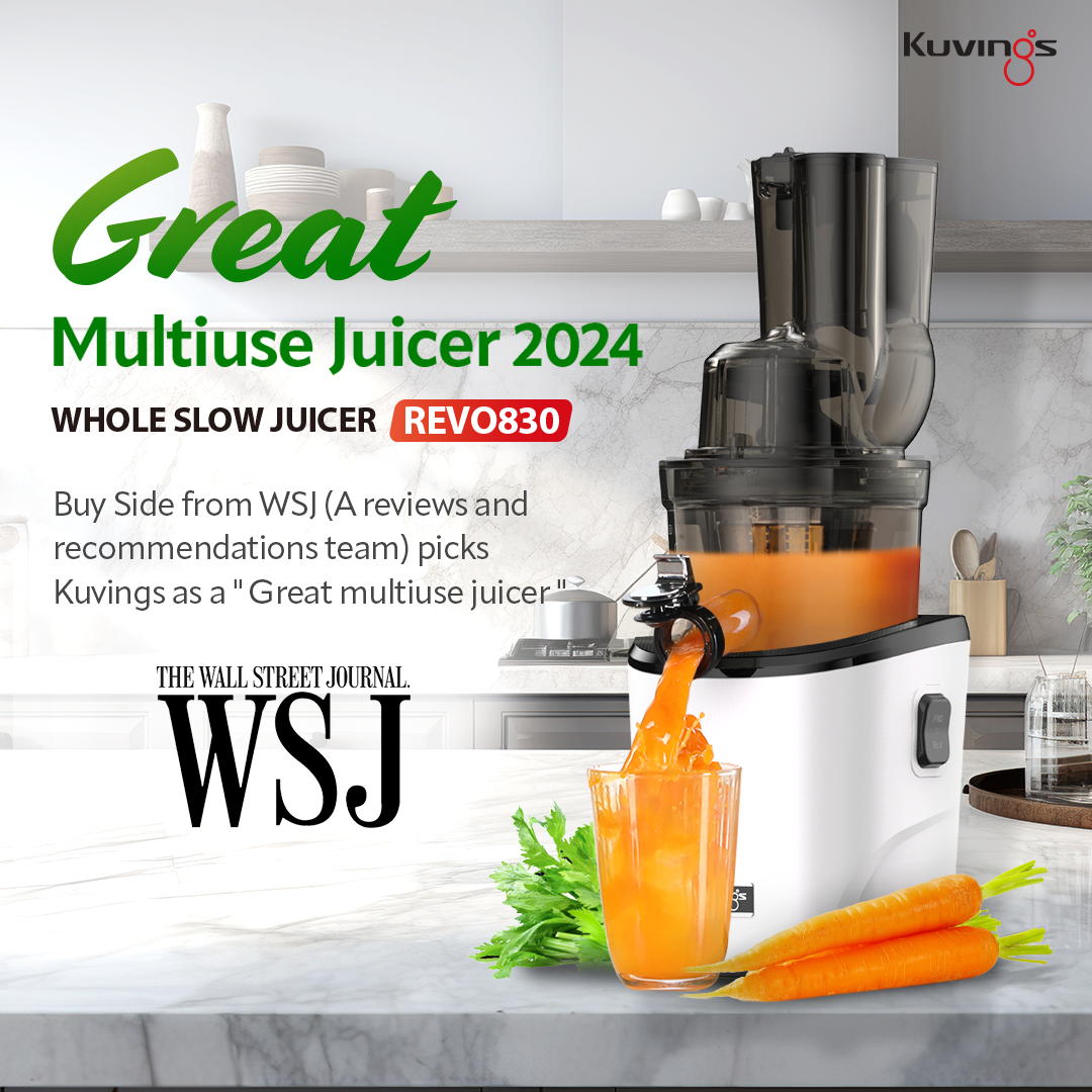 The Wall Street Journal picks Kuvings as a "Great multiuse juicer"