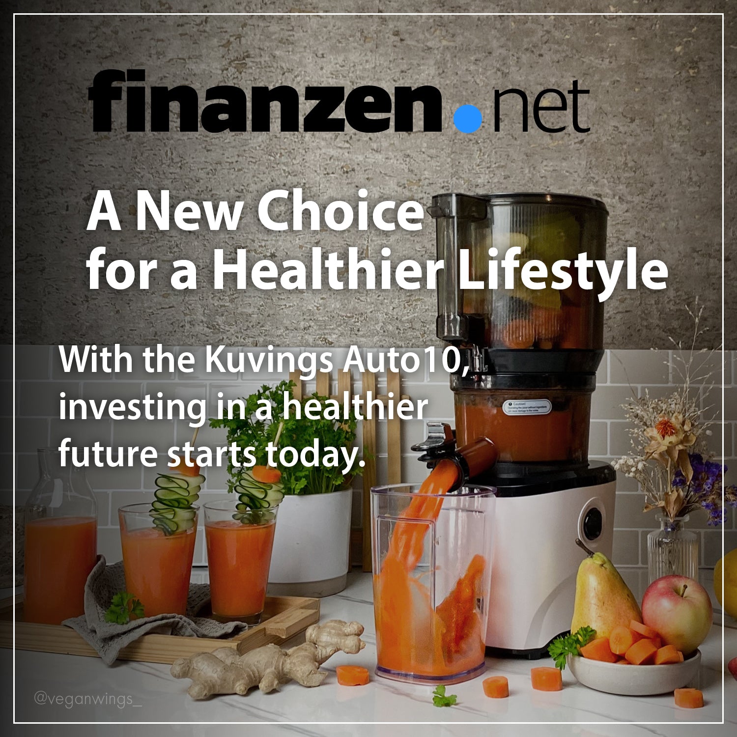 German News Finanzen Highlights Kuvings as 'A New Choice for a Healthier Lifestyle'