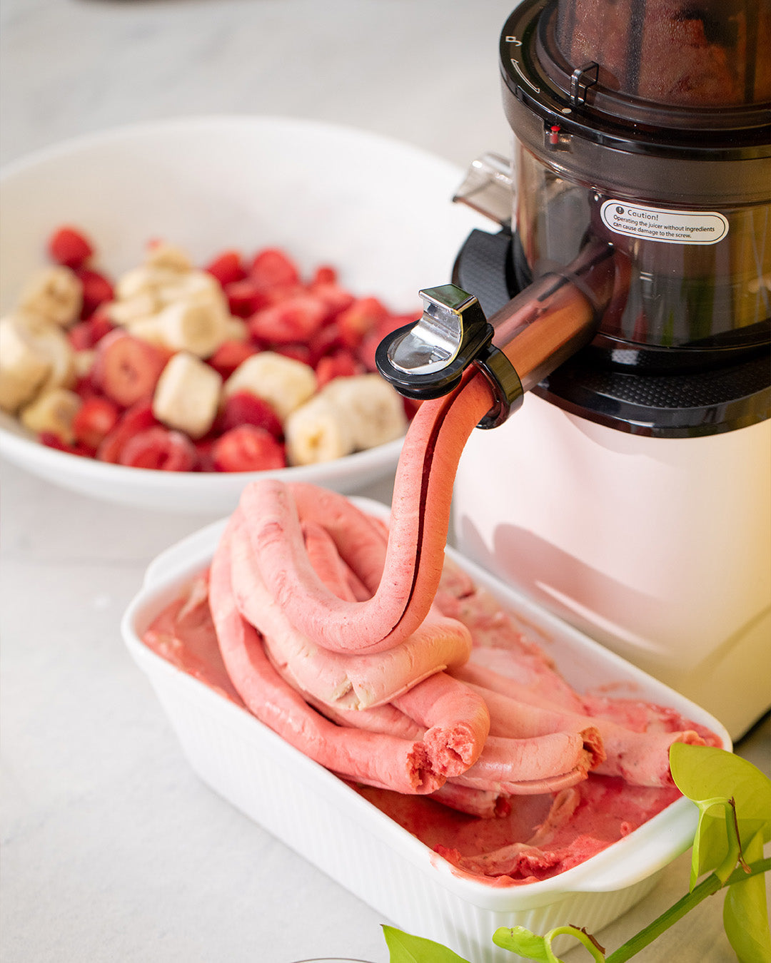 Quick & easy Strawberry Sorbet