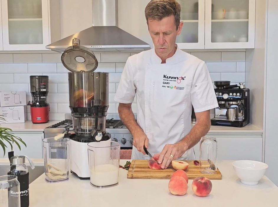 Strawberry Peach Cashew Milk with Chef Gary Dowse