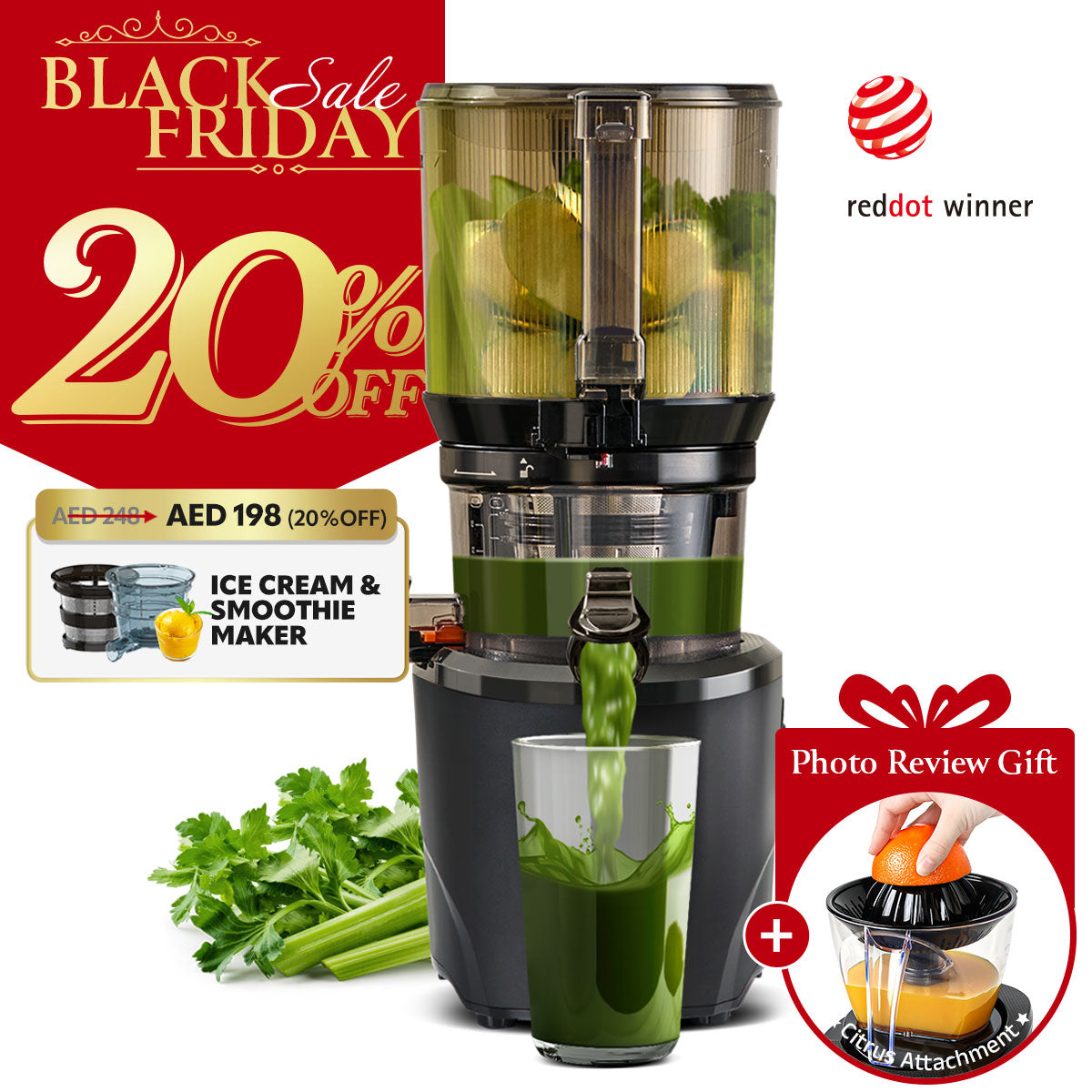 NEW Hands Free Slow Juicer AUTO10